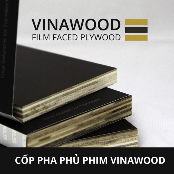Ván ép cốp pha phủ phim - Ván ép Vinawood - Công Ty TNHH Đầu Tư Và Phát Triển Vinawood